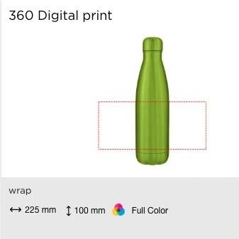  Green Bottle 360 Digital Print - 01
